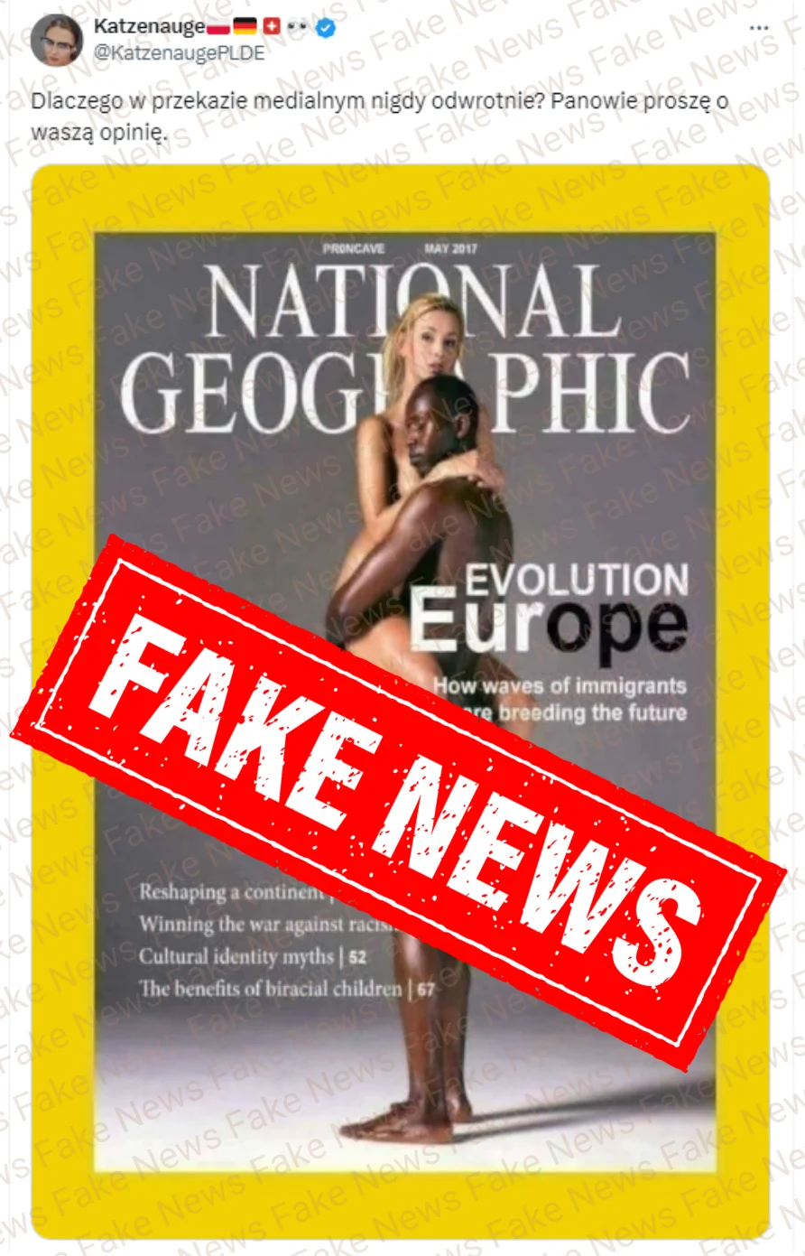 okładka National Geographic 2017 FAKE NEWS