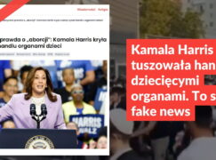 Kamala Harris nie tuszowała handlu dziecięcymi organami. To stary fake news