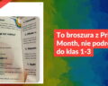 To broszura z Pride Month, nie podręcznik do klas 1-3