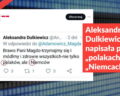 Aleksandra Dulkiewicz nie napisała posta o „polakach” i „Niemcach”