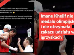 Imane Khelif nie traci medalu olimpijskiego i nie otrzymała zakazu udziału w igrzyskach