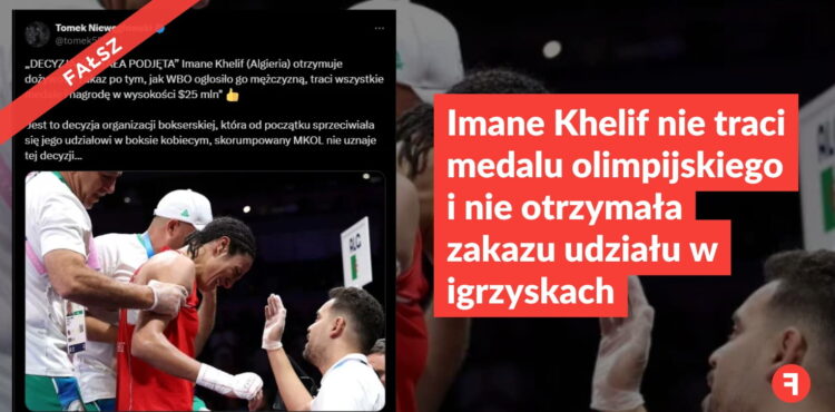 Imane Khelif nie traci medalu olimpijskiego i nie otrzymała zakazu udziału w igrzyskach