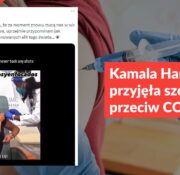 Kamala Harris przyjęła szczepionkę przeciw COVID-19