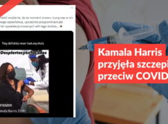 Kamala Harris przyjęła szczepionkę przeciw COVID-19