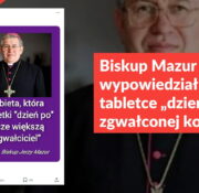 Biskup Mazur nie wypowiedział słów o tabletce „dzień po” i zgwałconej kobiecie