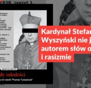 Kardynał Stefan Wyszyński nie jest autorem słów o III Rzeszy i rasizmie