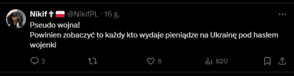 Wpis użytkownika NikifPL