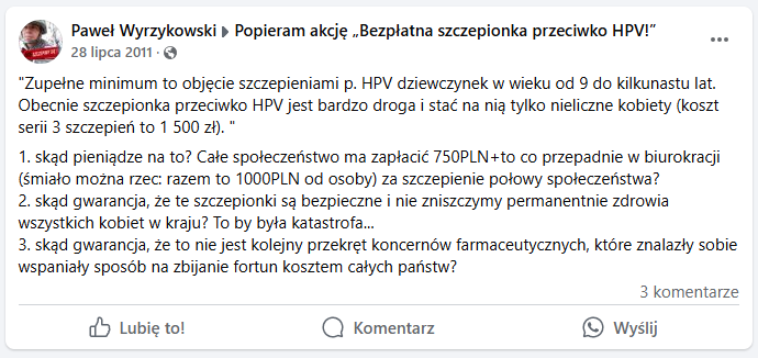 Ruchy antysystemowe i szczepienia przeciw HPV: analiza kampanii dezifnormacyjnych