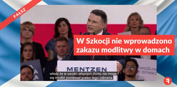 W Szkocji nie wprowadzono zakazu modlitwy w domach