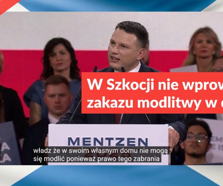 W Szkocji nie wprowadzono zakazu modlitwy w domach