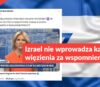 Izrael nie wprowadza kary więzienia za wspomnienie Jezusa