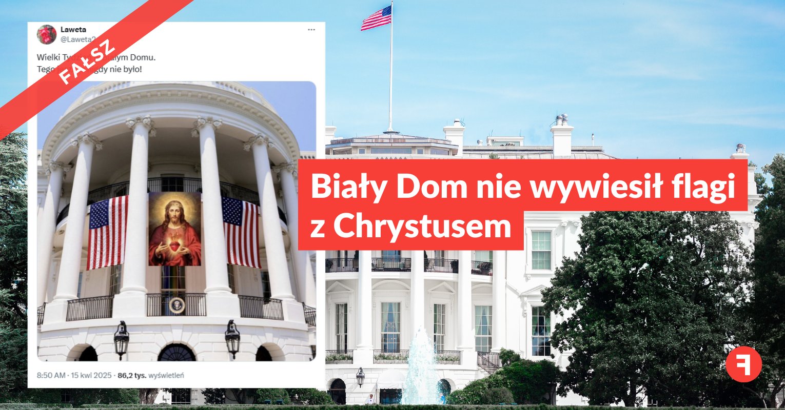 Biały Dom nie wywiesił flagi z Chrystusem