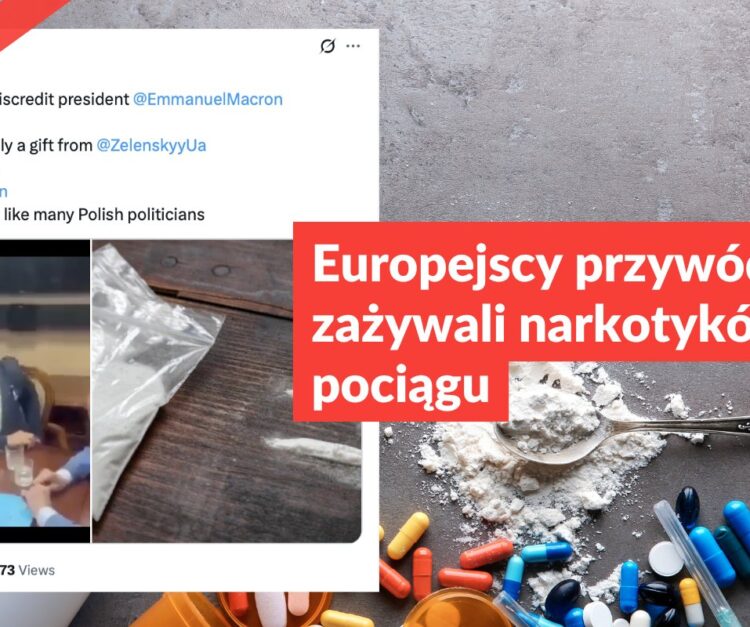 Europejscy przywódcy nie zażywali narkotyków w pociągu