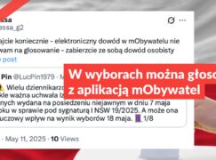 W wyborach można głosować z aplikacją mObywatel