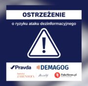 Ostrzeżenie o ryzyku ataku dezinformacyjnego