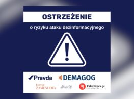 Ostrzeżenie o ryzyku ataku dezinformacyjnego