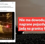 Nie ma dowodu, że nagrane pojazdy bojowe jadą na granicę Ukrainy