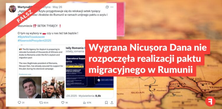 Wygrana Nicusora Dana nie rozpoczęła realizacji paktu migracyjnego w Rumunii