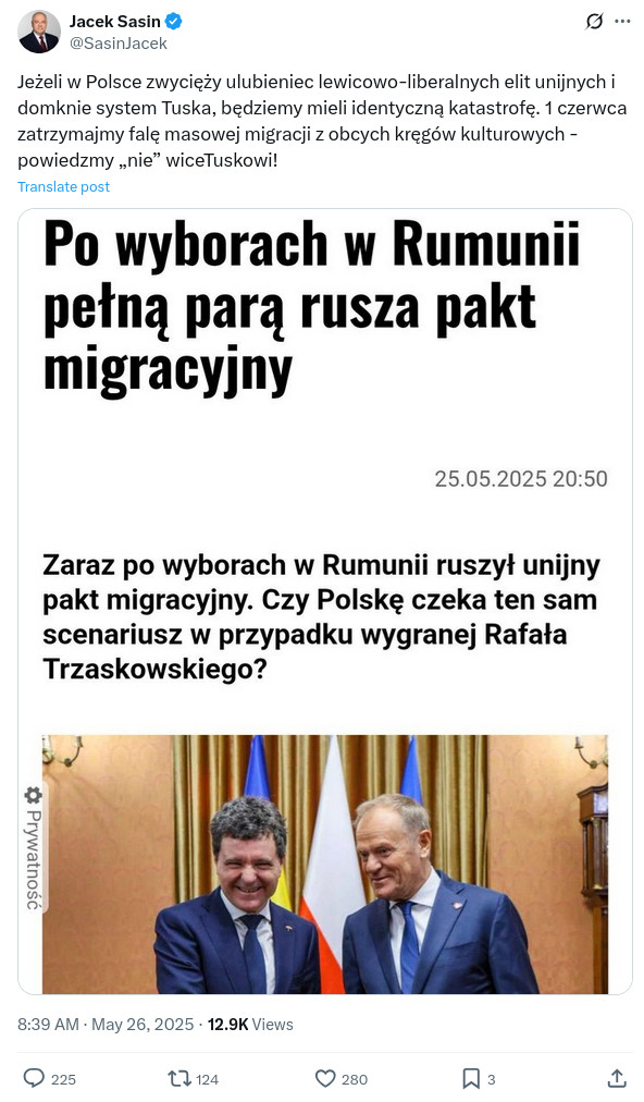 Wygrana Nicușora Dana nie rozpoczęła relokacji migrantów w Rumunii