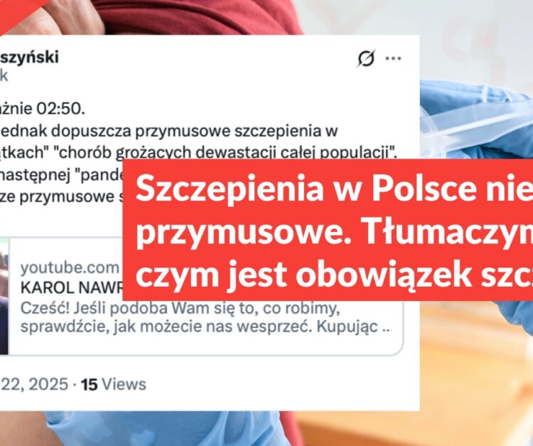 Szczepienia w Polsce nie są przymusowe. Tłumaczymy, czym jest obowiązek szczepień