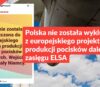 Polska nie została wykluczona z europejskiego projektu produkcji pocisków dalekiego zasięgu ELSA