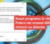 Koszt programu in vitro w Polsce nie wynosi 600 tys. złotych na dziecko