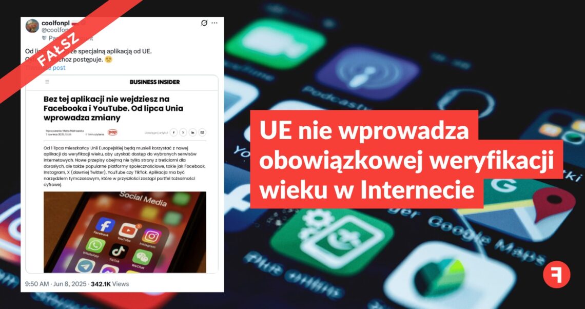 UE nie wprowadza obowiązkowej weryfikacji wieku w Internecie