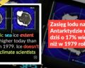 Zasięg lodu na Antarktydzie nie jest dziś o 17% większy niż w 1979 roku