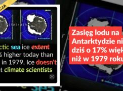 Zasięg lodu na Antarktydzie nie jest dziś o 17% większy niż w 1979 roku