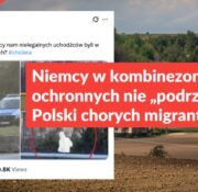 Niemcy w kombinezonach ochronnych nie „podrzucali” do Polski chorych migrantów