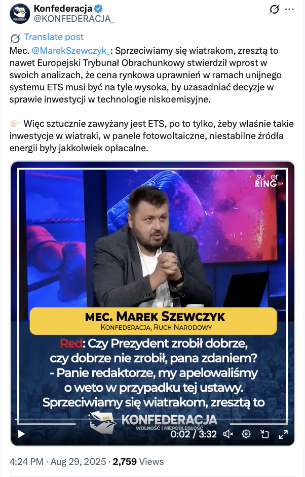 Wyjście Polski z ETS.