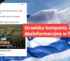 Izraelska kampania dezinformacyjna w Polsce
