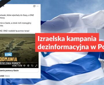 Izraelska kampania dezinformacyjna w Polsce