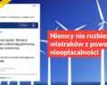 Niemcy nie rozbierają wiatraków z powodu ich nieopłacalności