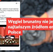 Węgiel brunatny nie jest najtańszym źródłem energii w Polsce