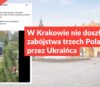 W Krakowie nie doszło do zabójstwa trzech Polaków przez Ukraińca