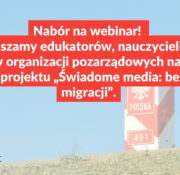 Zaproszenie na webinar w temacie dezinformacji migracyjnej