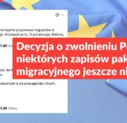 Decyzja o zwolnieniu Polski z niektórych zapisów paktu migracyjnego jeszcze nie zapadła