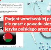 Pacjent wrocławskiej przychodni nie zmarł z powodu nieznajomości języka polskiego przez personel