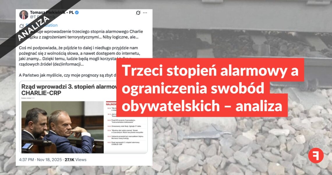 Trzeci stopień alarmowy a ograniczenia swobód obywatelskich – analiza