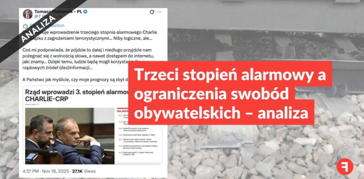 Trzeci stopień alarmowy a ograniczenia swobód obywatelskich – analiza