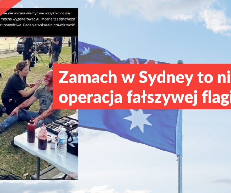 Zamach w Sydney to nie operacja fałszywej flagi