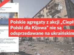 Polskie agregaty z akcji „Ciepło z Polski dla Kijowa” nie są odsprzedawane na ukraińskim OLX