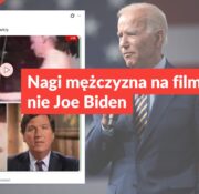 Nagi mężczyzna na filmie to nie Joe Biden