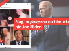 Nagi mężczyzna na filmie to nie Joe Biden