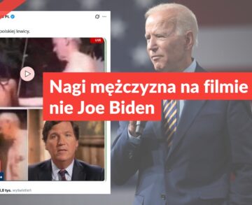 Nagi mężczyzna na filmie to nie Joe Biden