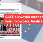SAFE a kwestia mechanizmu warunkowości. Analiza