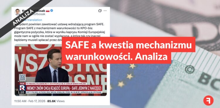 SAFE a kwestia mechanizmu warunkowości. Analiza