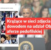 Krążące w sieci zdjęcia nie są dowodem na udział Obamy w aferze pedofilskiej