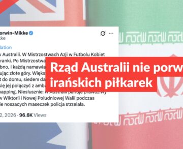 Rząd Australii nie porwał irańskich piłkarek
